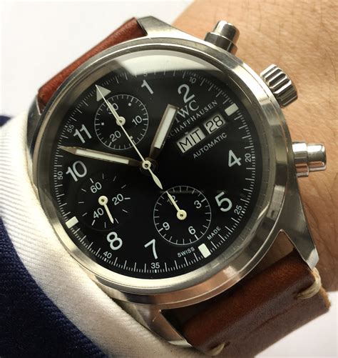 iwc fliegerchronograph in acciaio|flieger chronograph review.